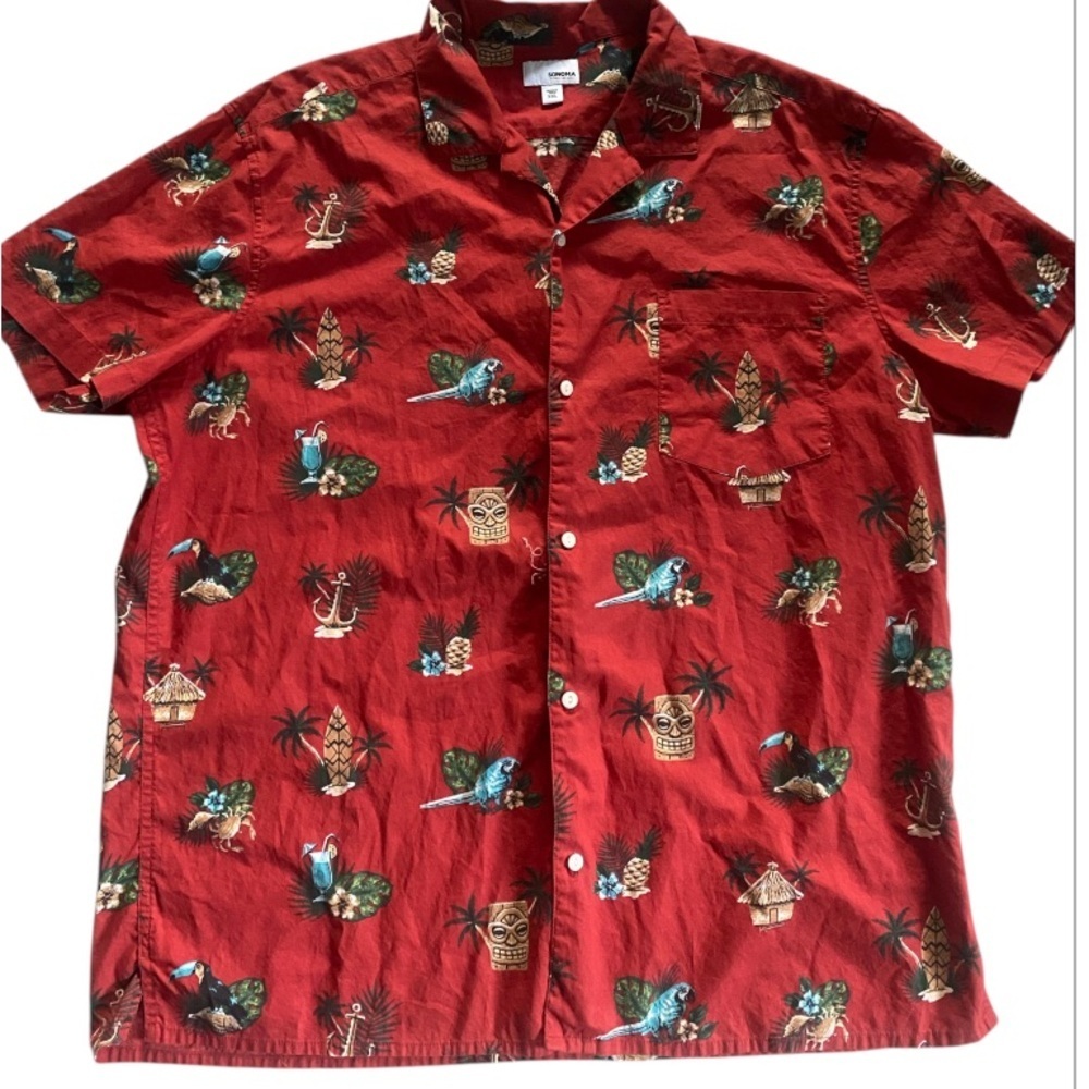 Vintage Sonoma 100% cotton size XXL men’s button down shirt